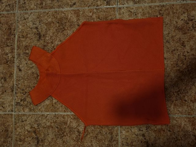 Top Zara Naranja