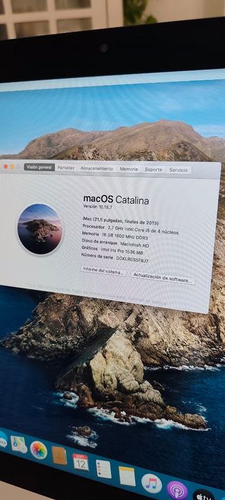 iMac 21.5 pulgadas del 2013 con 16GB RAM