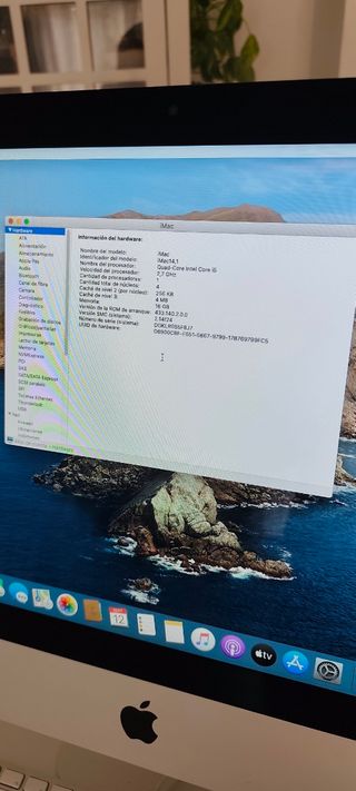iMac 21.5 pulgadas del 2013 con 16GB RAM