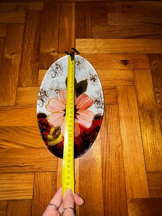 Ciotola svuota tasche ovale fiore