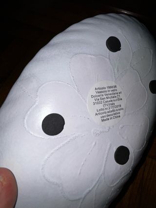 Ciotola svuota tasche ovale fiore