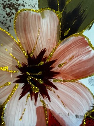 Ciotola svuota tasche ovale fiore