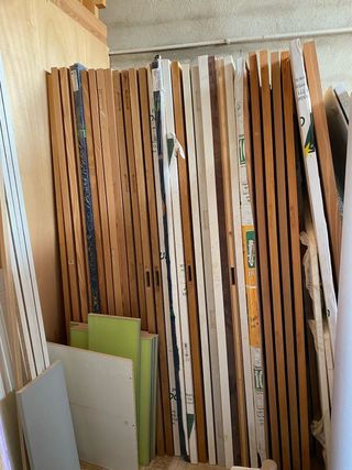 Puertas de madera variadas