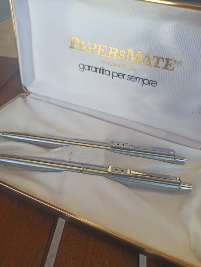 Paper Mate coppia stilografica originale