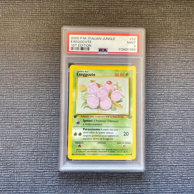 Pokemon Exeggcute PSA 9 1st Edition Base Set