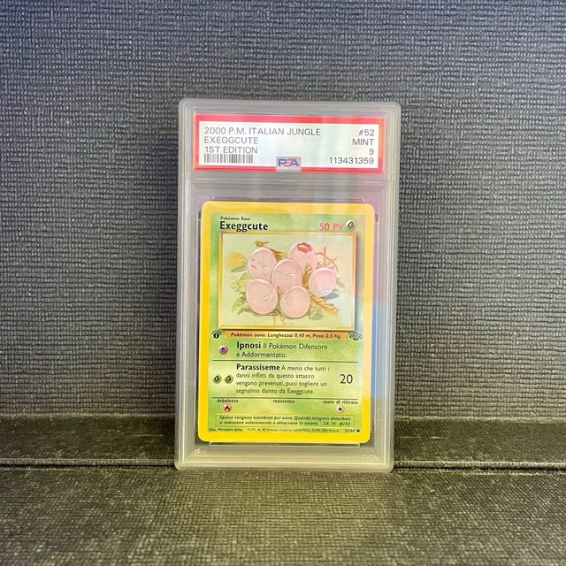Pokemon Exeggcute PSA 9 1st Edition Base Set