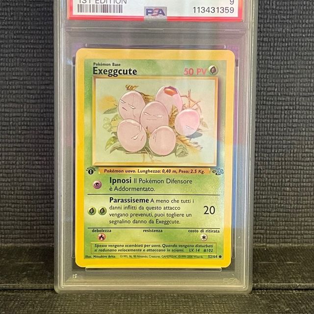 Pokemon Exeggcute PSA 9 1st Edition Base Set