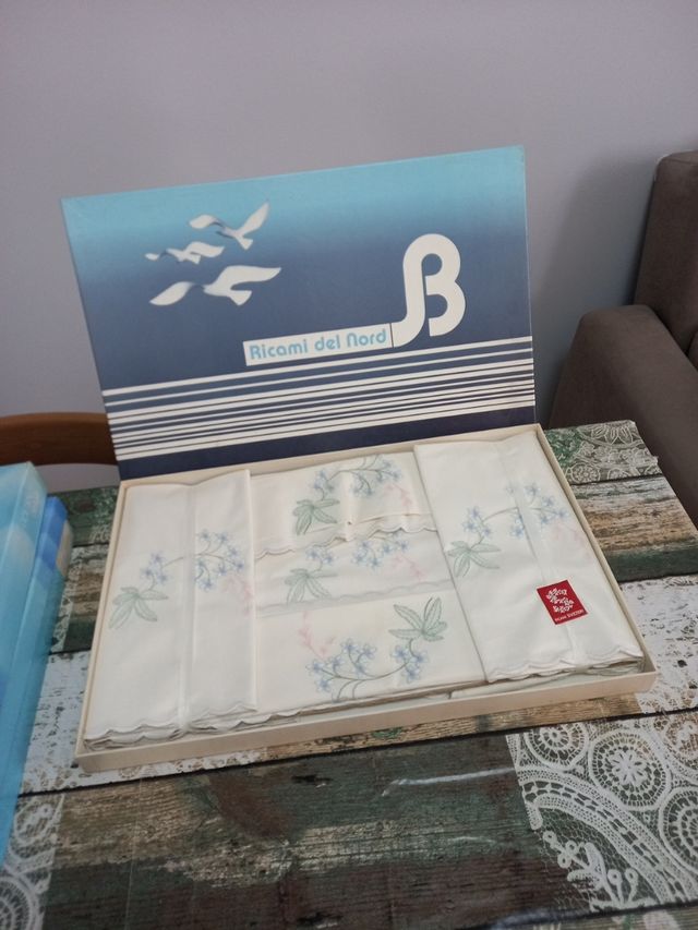 Set Lenzuola Matrimoniali Ricamate