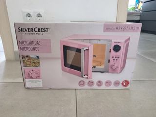 Microondas SilverCrest Edición Limitada Rosa