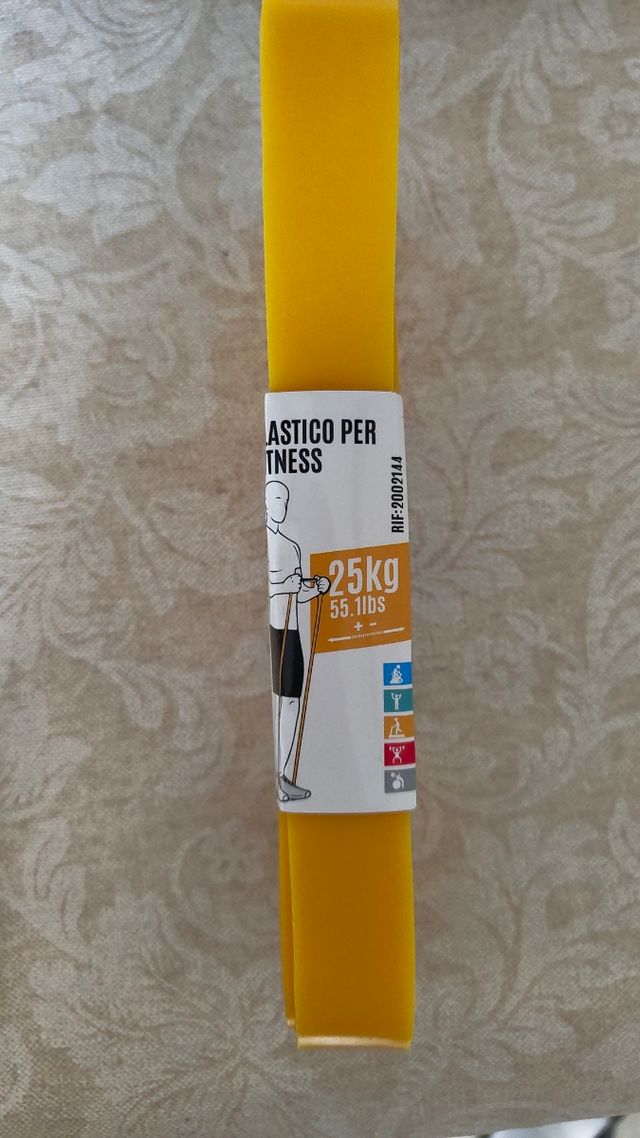 Banda Elástica Fitness Amarilla Kmt Style 25kg