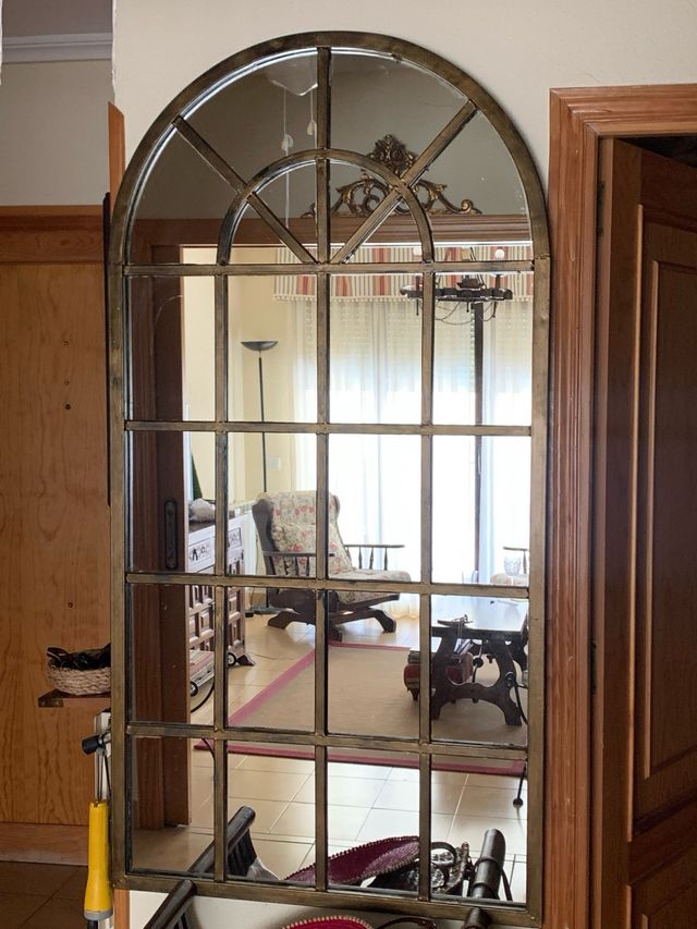 Specchio Finestra in Ferro Battuto