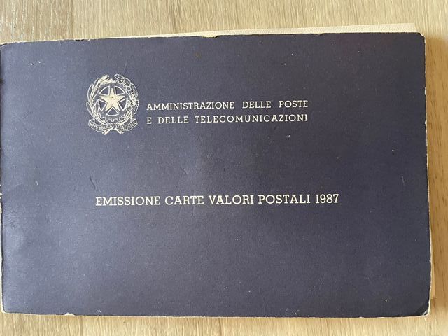 Emissioni Carte Valori Postali 1987