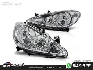FAROS DELANTEROS OJOS DE ANGEL PARA PEUGEOT 307