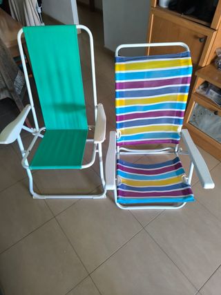 **CHOLLO** 30€!! x 2 SILLAS PLEGABLES, DURADERAS