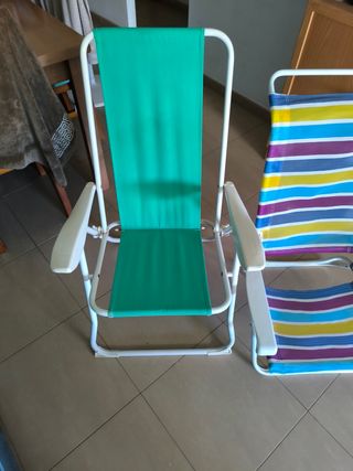 **CHOLLO** 30€!! x 2 SILLAS PLEGABLES, DURADERAS