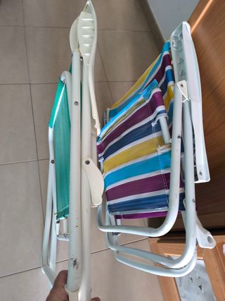 **CHOLLO** 30€!! x 2 SILLAS PLEGABLES, DURADERAS
