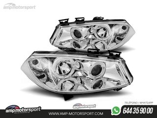 FAROS DELANTEROS OJOS DE ANGEL PARA RENAULT MEGANE
