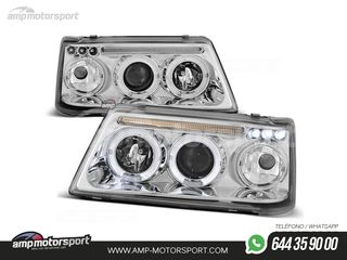 FAROS DELANTEROS OJOS DE ANGEL PARA PEUGEOT 205