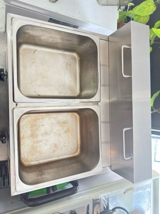 Freidora a gas doble 7L cada cesta
