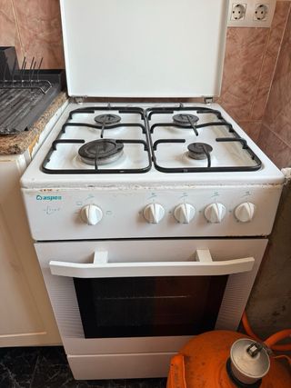 Cocina de gas y horno Aspes Butano