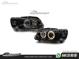 FAROS DELANTEROS OJOS DE ANGEL PARA PEUGEOT 106