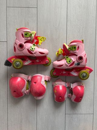 Patines en línea rosas niña Talla 26-28