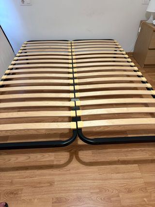 Somier de láminas de madera