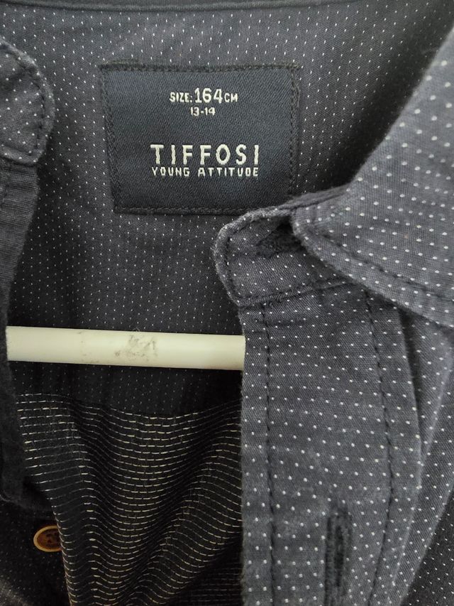 Camisa niño manga larga Tiffosi