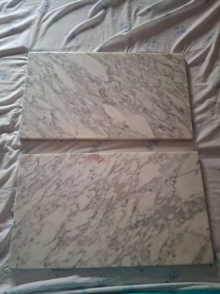 Dos losas de mármol