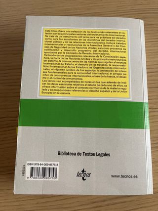 Legislación básica de Derecho Internacional púb...