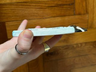 Targa ceramica dipinta a mano Attenti al gatto