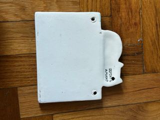 Targa ceramica dipinta a mano Attenti al gatto