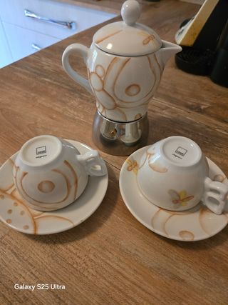 Set 2 tazze e caffettiera Thun