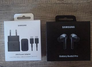 Samsung Galaxy Buds3 Pro y Cargador 25W
