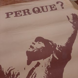 Per Qué? POSTER AÑOS 70 CONTRA LA GUERRA