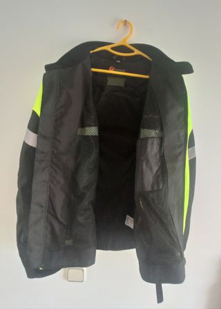 Chaqueta Moto Verano Negra y Amarilla