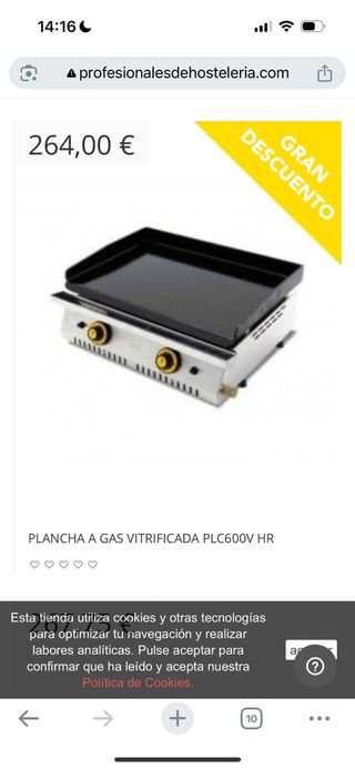 Plancha Cocina Profesional HR
