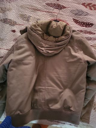 Chaquetón beige hombre