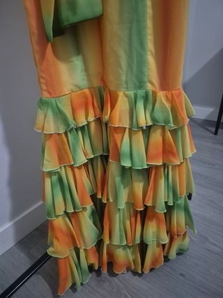 Vestido de flamenca con volantes