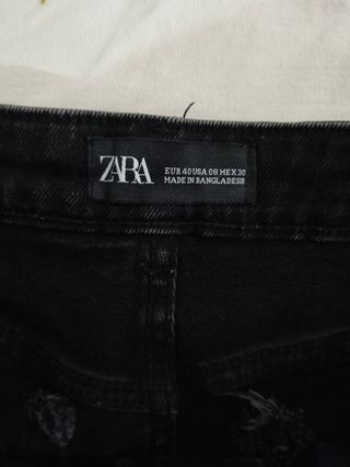 Pantalones cortos vaqueros negros
