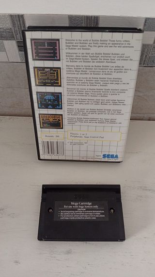 Bubble Bobble Sega Master System Arcade Completo