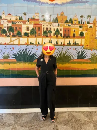 Mono Cargo Negro Mango