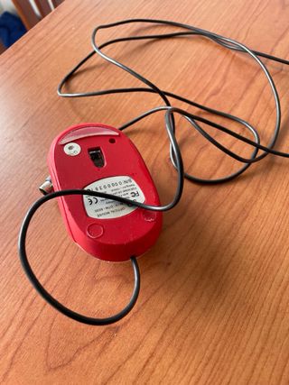 Ratón PS/2 Rojo con Iluminación