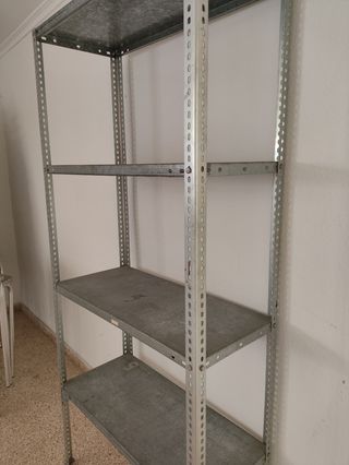 Scaffalatura metallica per magazzino alta 2 m