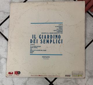 Vinile il giardino dei semplici 