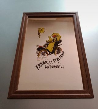 Quadro Manifesto FIAT Vintage