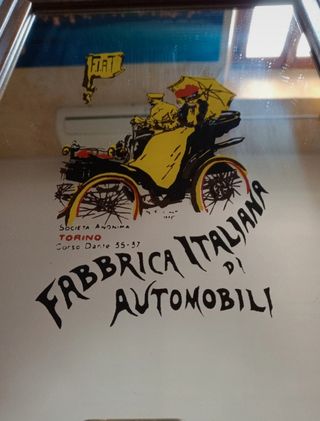 Quadro Manifesto FIAT Vintage