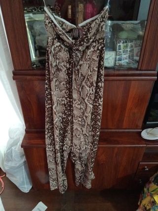 Mono largo estampado serpiente