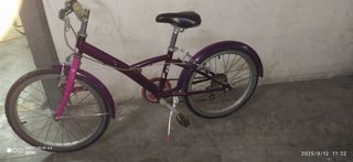 Bicicleta infantil morada