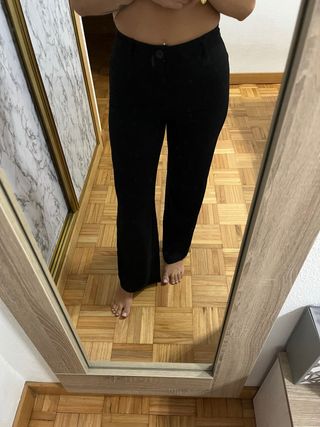 Pantalones negros de vestir